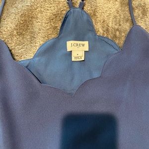 Nave blue scalloped cami